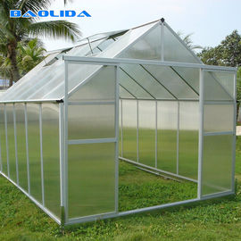 गुणवत्ता  Knockdown Mini Greenhouse Tent / Home Outdoor Plant Tent Aluminum Frame कारखाना