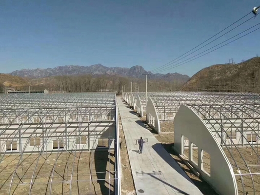 सौर ऊर्जा शीतलन प्रणाली के साथ अनुकूलित तापमान नियंत्रण पॉलीटनेल ग्रीनहाउस
