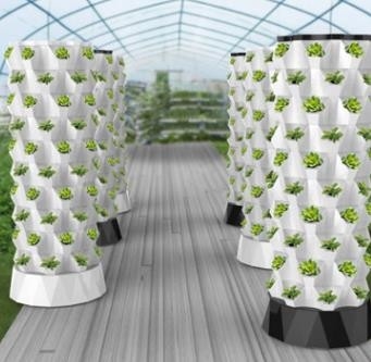 30L 6 8 10 12 लेयर हाइड्रोपोनिक ग्रोइंग सिस्टम टॉवर कृषि स्ट्रॉबेरी के लिए ऊर्ध्वाधर