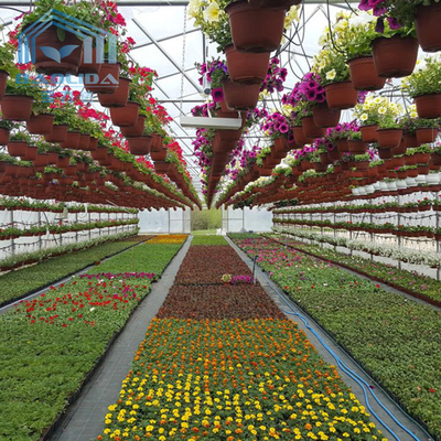 बड़े वाणिज्यिक सुरंग ग्रीनहाउस कृषि 150 माइक्रोन कवरिंग सामग्री